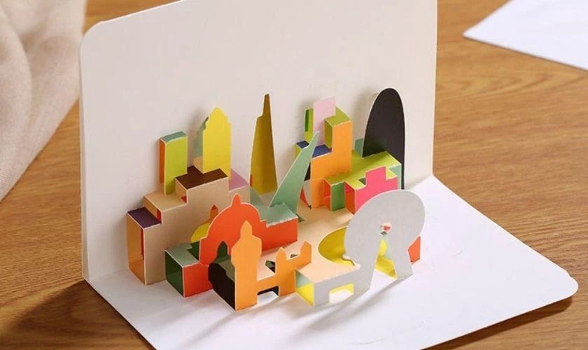 Thiệp Quốc tế Thiếu nhi 3D đẹp