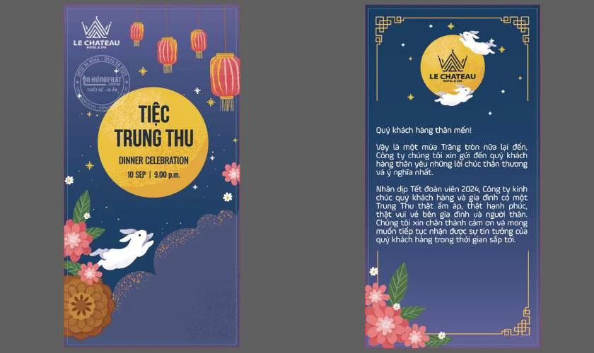 Thiệp chúc mừng tết Đoàn viên cho khách hàng đẹp và ấn tượng