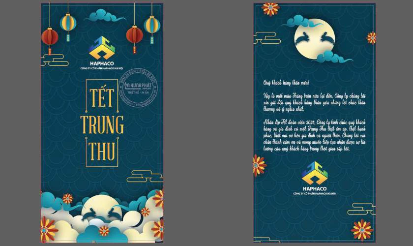 Thiệp mừng tết Đoàn viên cho khách hàng đẹp, ấn tượng