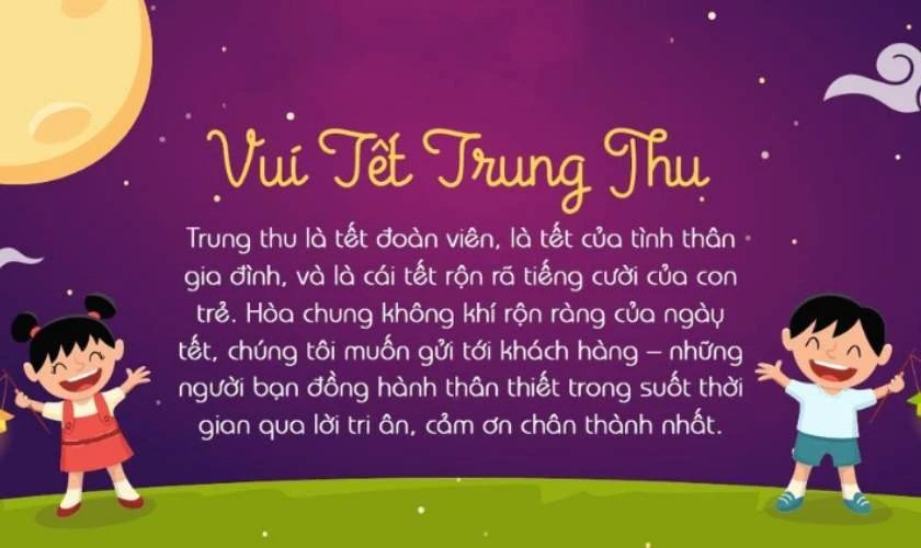 Thiệp chúc Trung thu đối tác, cấp trên ý nghĩa