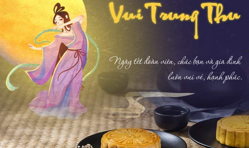 Mẫu thiệp chúc mừng Trung thu cho nhân viên