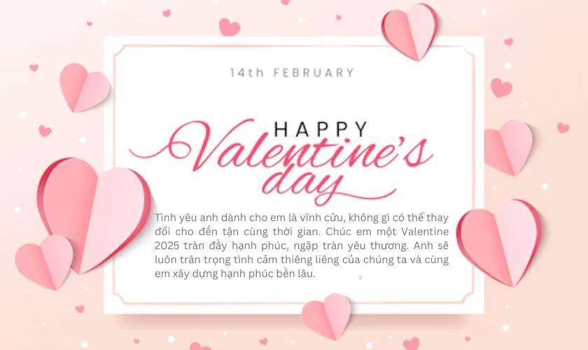 Thiệp Valentine tặng người yêu đẹp, dể thương