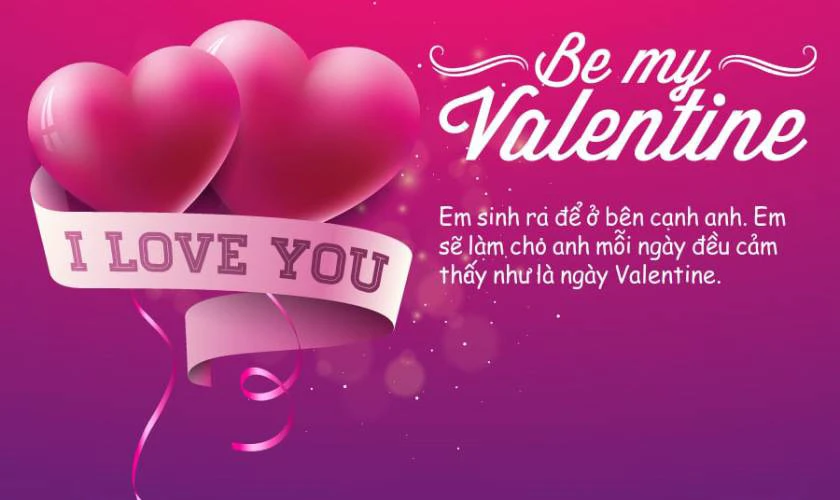 Thiệp Valentine 2025 tặng bạn trai, đẹp mắt