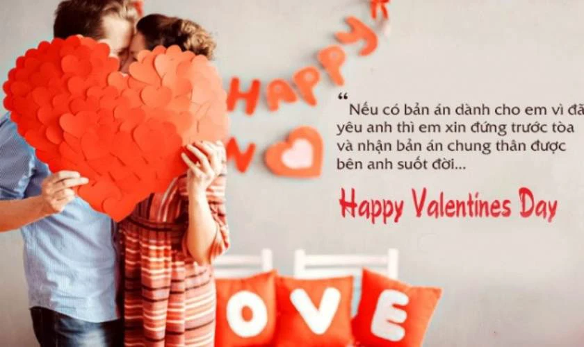 Thiệp Valentine 2025 tặng bạn trai ấm áp