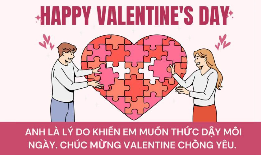 Thiệp Valentine 2025 tặng bạn trai ngọt ngào