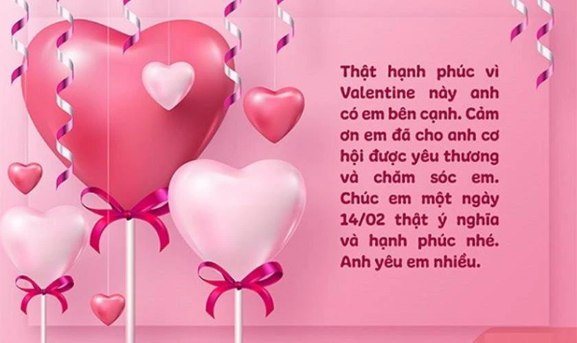 Thiệp Valentine tặng bạn gái cute nhất