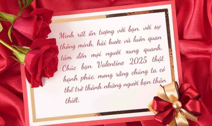 Thiệp Valentine tặng crush dể thương