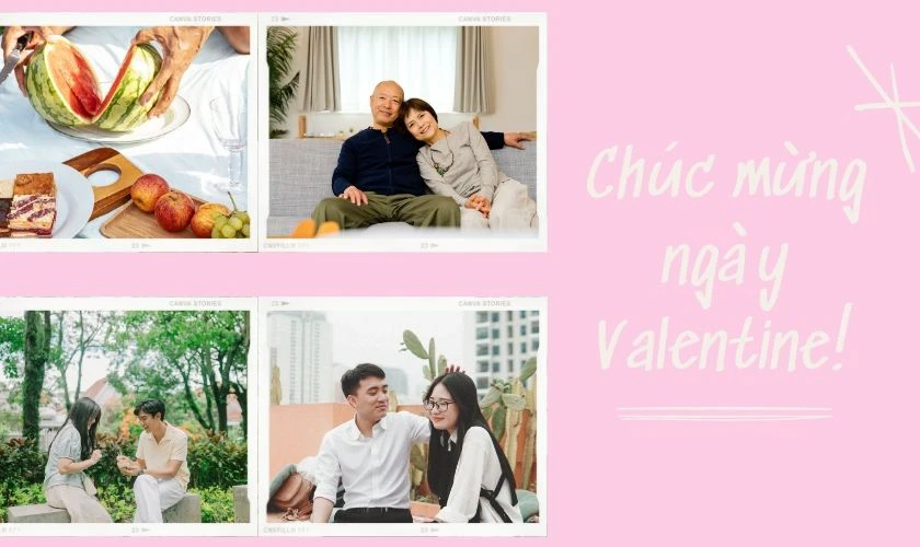 Mẫu thiệp Valentine đẹp mắt, lãng mạn