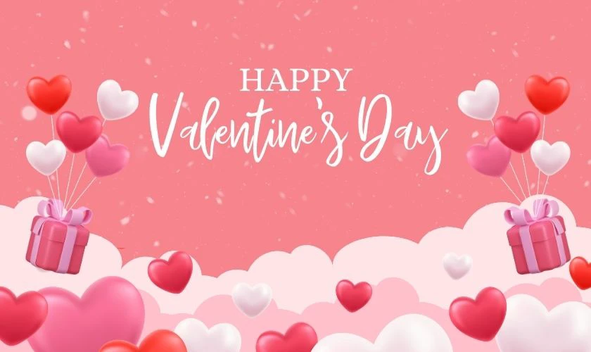 Mẫu thiệp Valentine đẹp mắt 2025