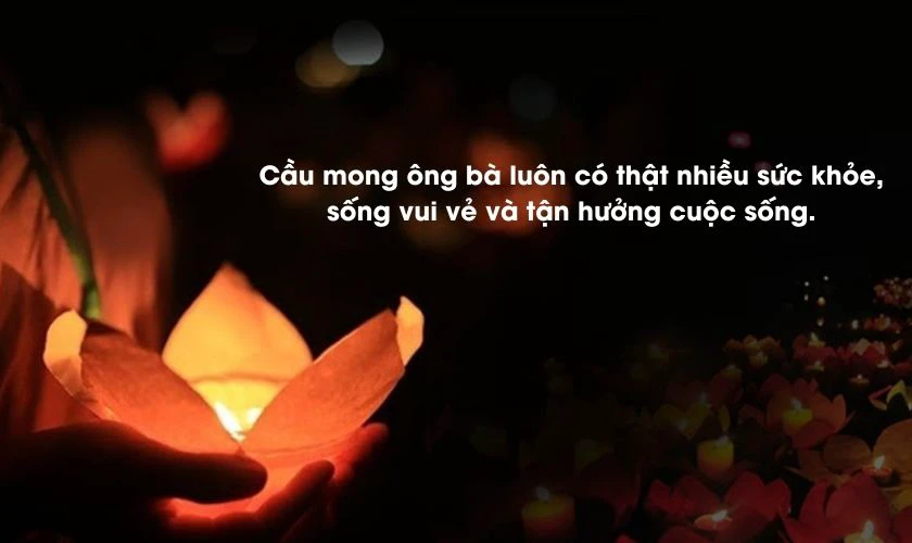 Thiệp Vu Lan báo hiếu tặng ông bà