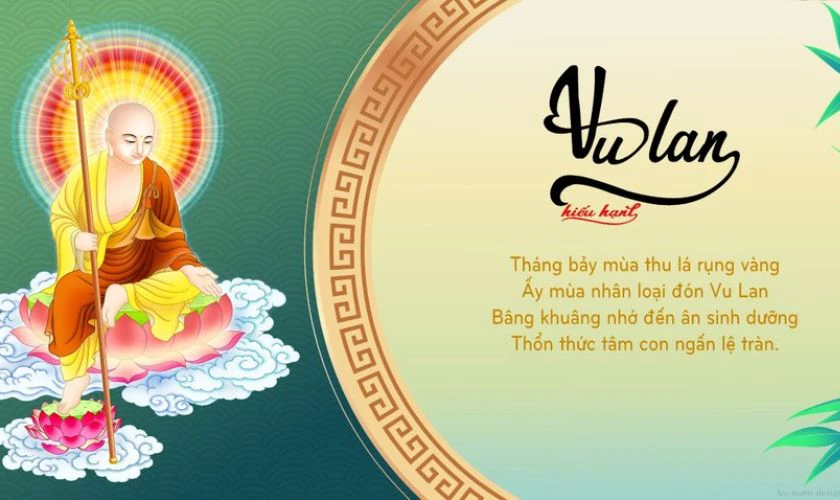 Thiệp Vu Lan báo hiếu dành tặng bố mẹ