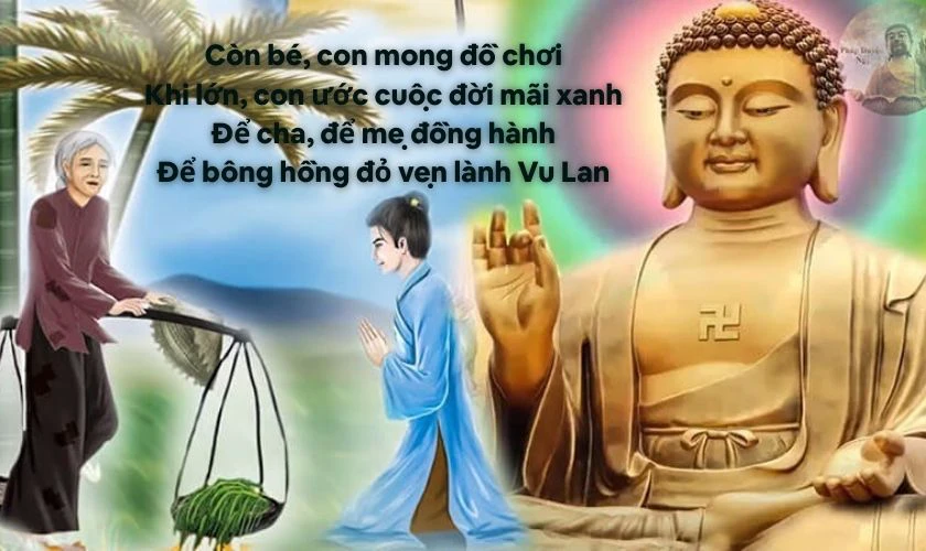 Mẫu thiệp Vu Lan báo hiếu 3D độc đáo