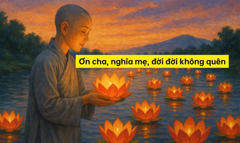 Mẫu thiệp Vu Lan 3D đẹp