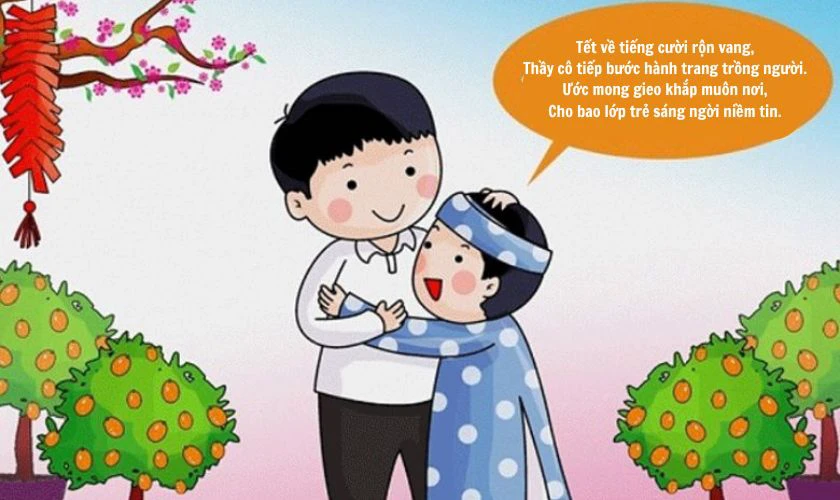 Thơ chúc Tết thầy cô giáo ý nghĩa 2026