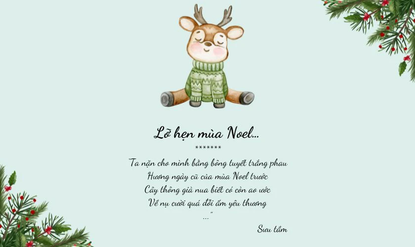 Lỡ hẹn mùa Noel