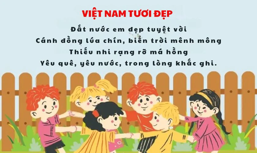 Thơ 1/6 viết về quê hương đất nước