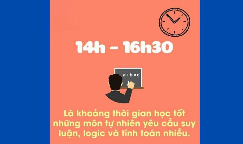 Xây dựng khung giờ học ổn định