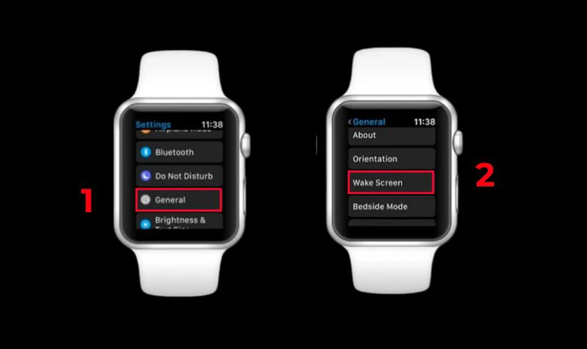 Chọn Wake Screen từ phần Cài đặt