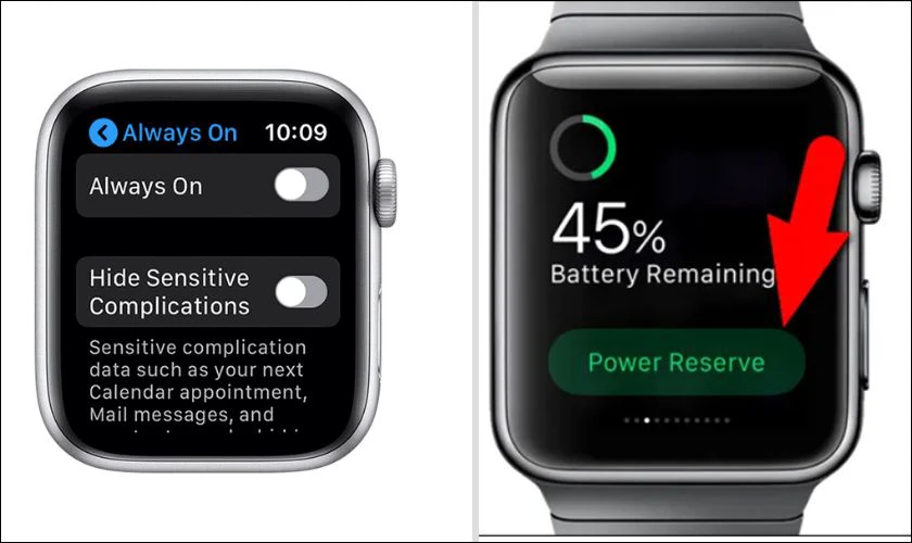 Cách tiết kiệm pin Apple Watch Series 4