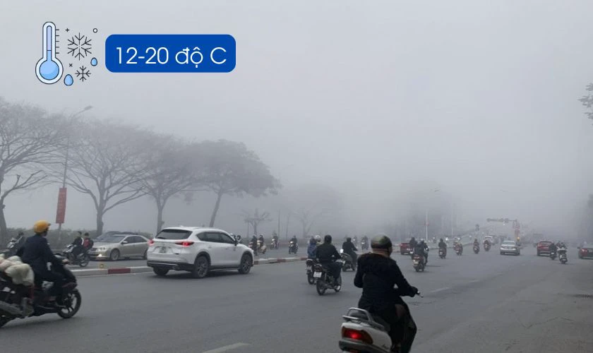 Thời tiết Tết Dương lịch 2026 miền Bắc