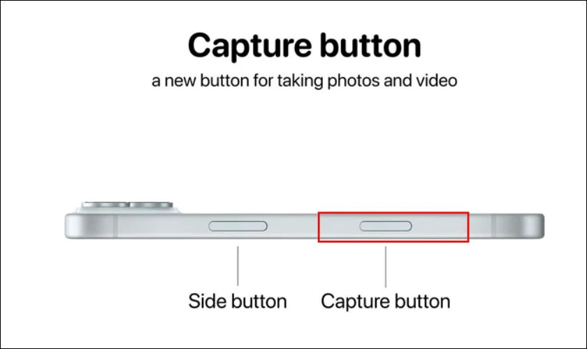 Rò rỉ iPhone 16 Pro Max - Xuất hiện nút Capture Button