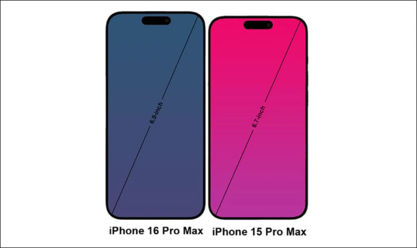 Rò rỉ thông số kỹ thuật màn hình iPhone 16 Pro Max