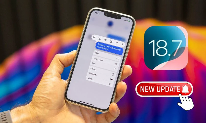 Lưu ý khi thu hồi tin nhắn iMessage đã gửi iOS 18.7