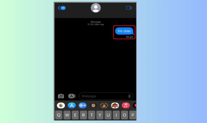 Thu hồi tin nhắn iMessage đã gửi iOS 26 nhanh