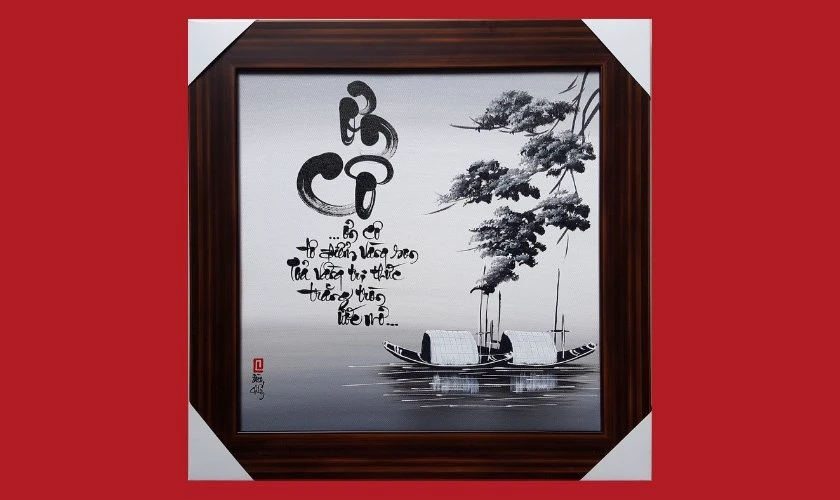 Tranh cảm động về tình cô trò