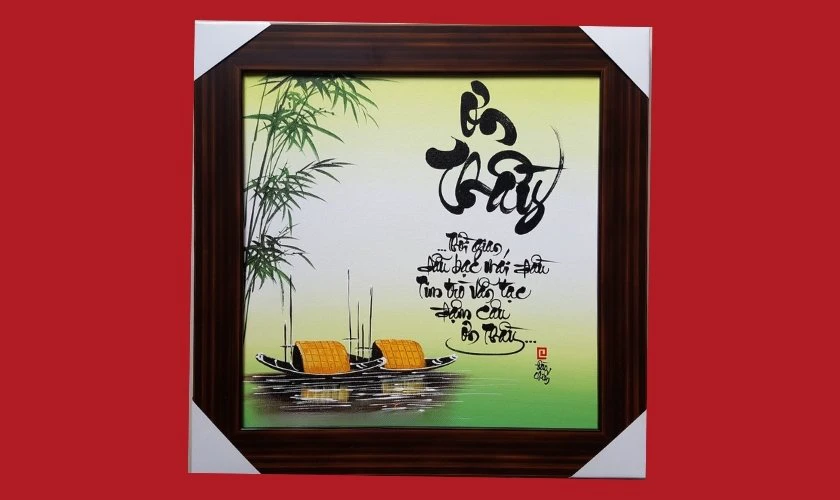 Chữ thư pháp tặng thầy cô