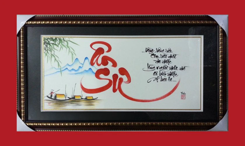 Tranh tặng thầy cô ý nghĩa