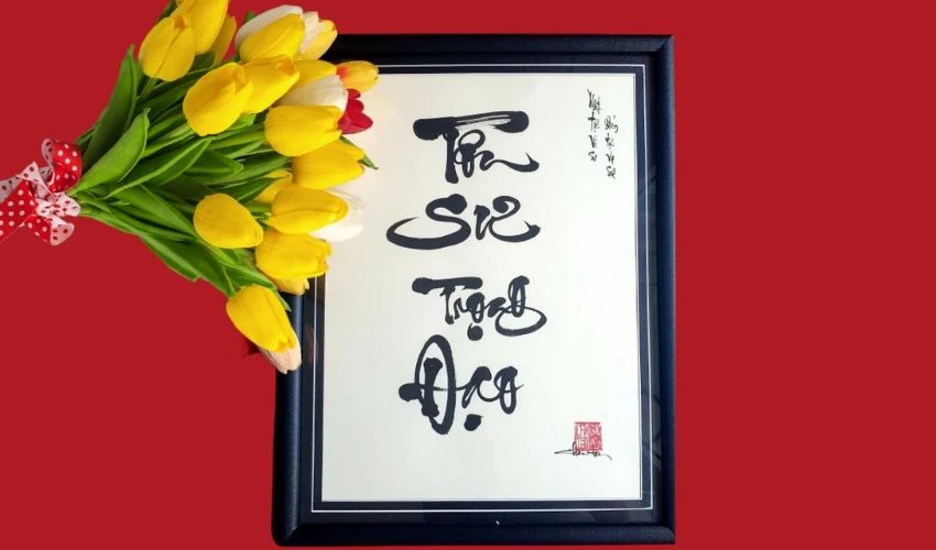 Tranh lồng khung tặng cô thầy ngày 20/11 độc đáo