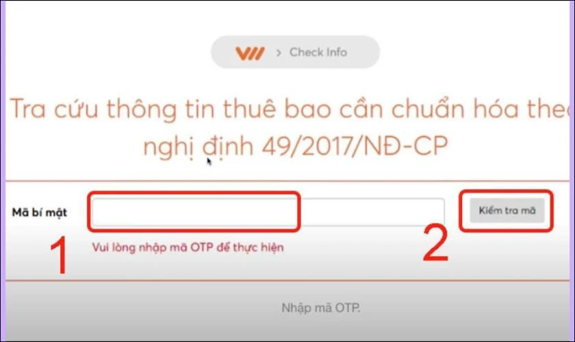 Đăng ký SIM chính chủ với nhà mạng Vietnamobile