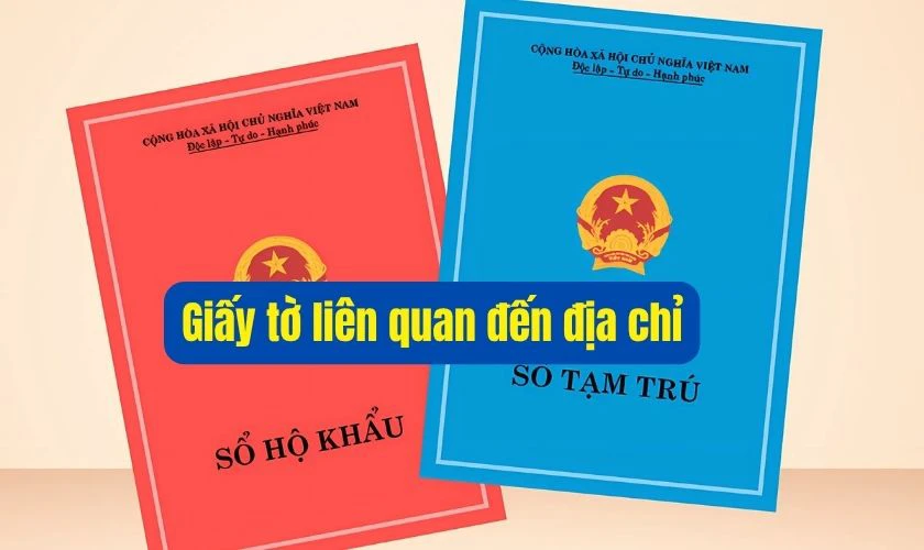 Chuẩn bị giấy tờ liên quan đến địa chỉ