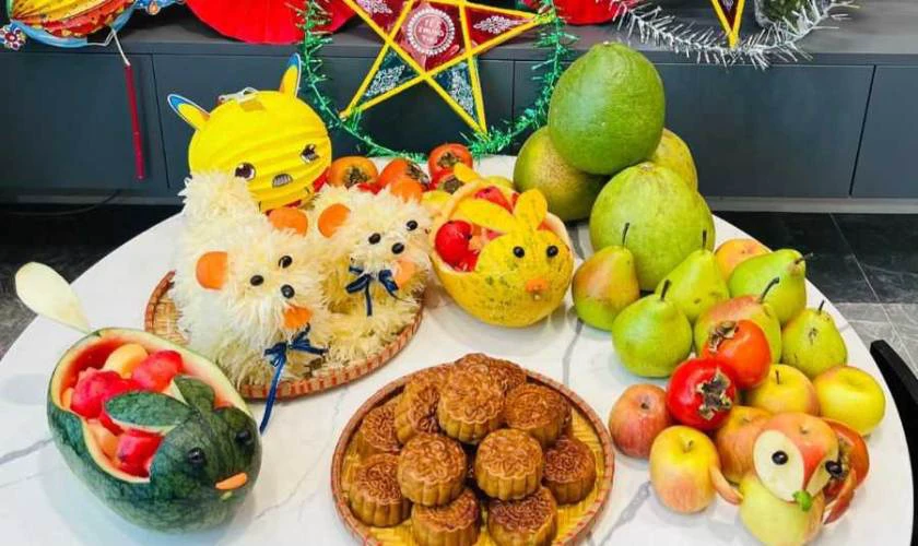 Bài thuyết trình mâm ngũ quả Tết Trung thu chủ đề Ươm mầm tương lai