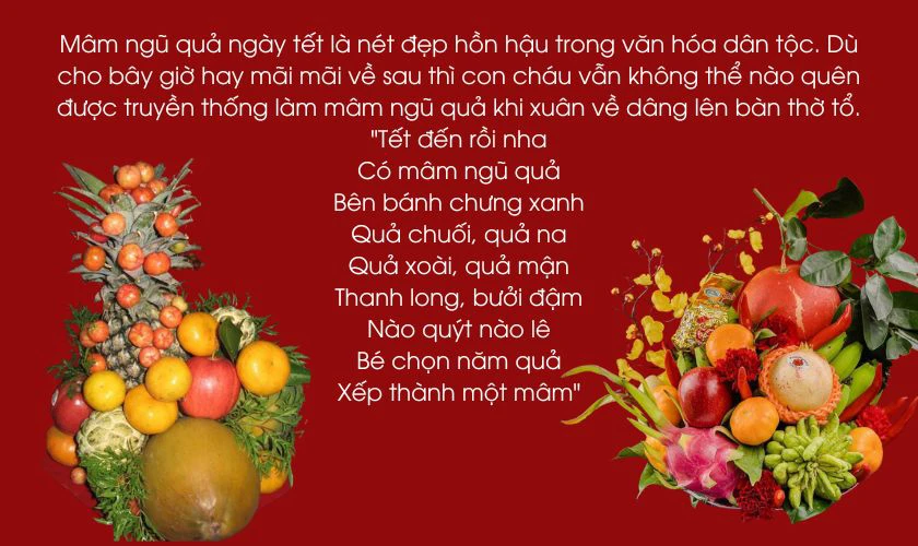 Thuyết trình về mâm ngũ quả ngày Tết chủ đề văn hoá Việt Nam