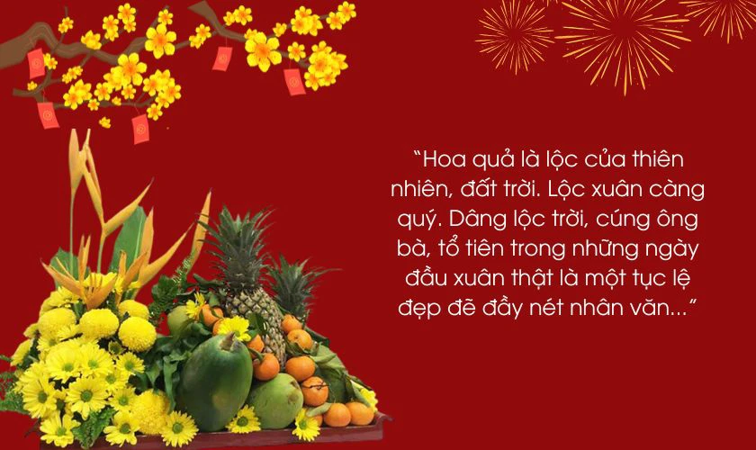 Thuyết trình về bánh chưng và mâm ngũ quả ngày Tết