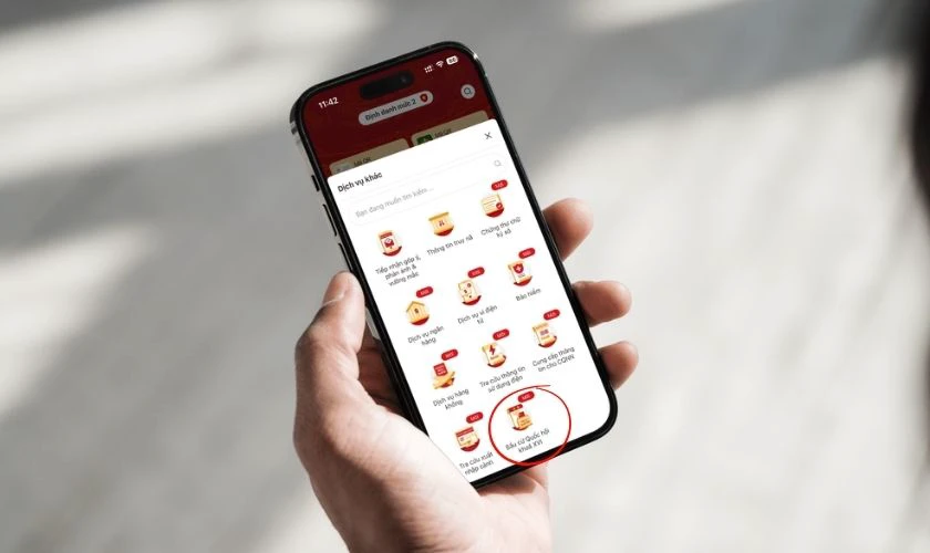 Tiện ích Bầu cử trên VNeID là gì?