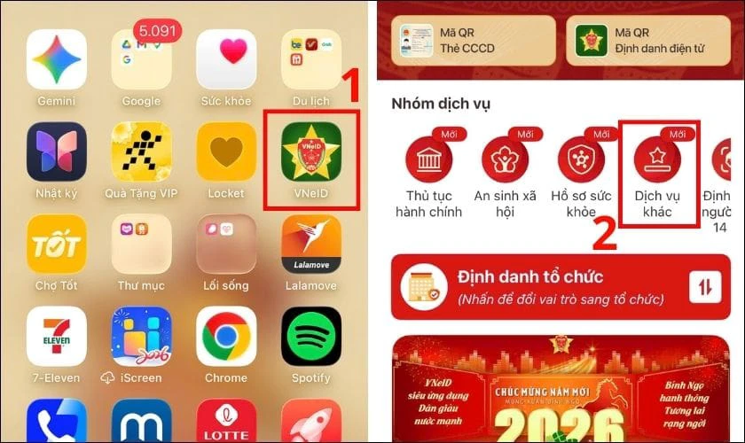 Cách truy cập tiện ích Bầu cử trên VNeID