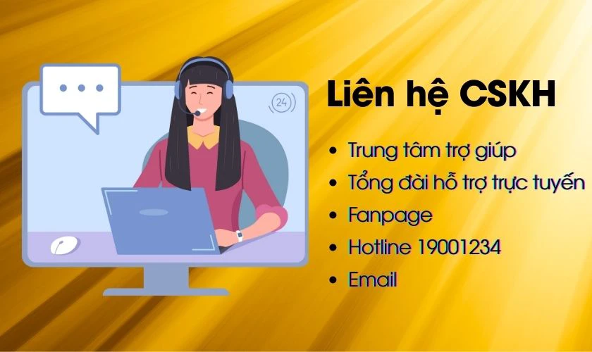 Liên hệ CSKH TikTok Seller để được hỗ trợ