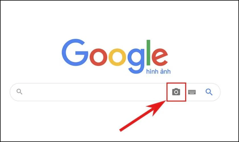 Tìm kiếm bằng hình ảnh trên Google máy tính