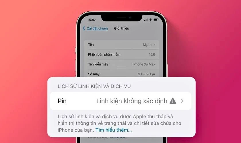 Tình trạng pin iPhone không xác định là gì?