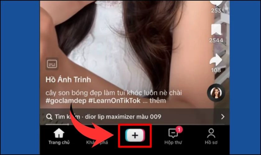 Cách dùng filter tô đậm ảnh bằng AI trên TikTok 