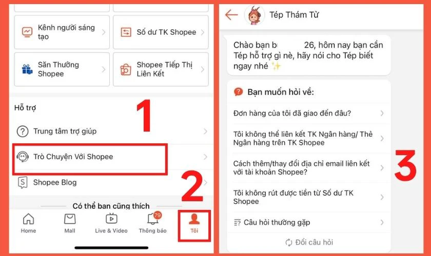 Chat với Tép Thám Tử
