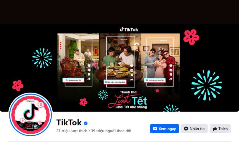 Cách liên hệ tổng đài TikTok Seller qua Fanpage