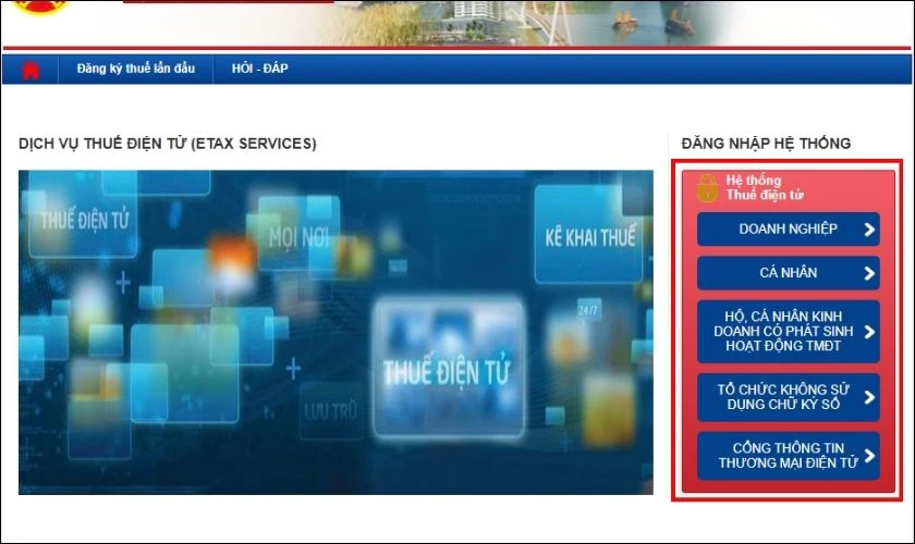 Tra cứu thông tin người nộp thuế trên thuedientu.gdt.gov.vn