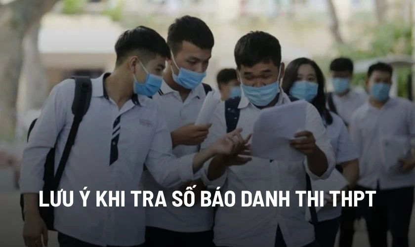 Lưu ý khi check số thứ tự dự thi?