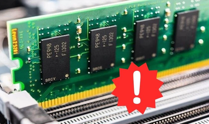 Dung lượng RAM của máy quá thấp