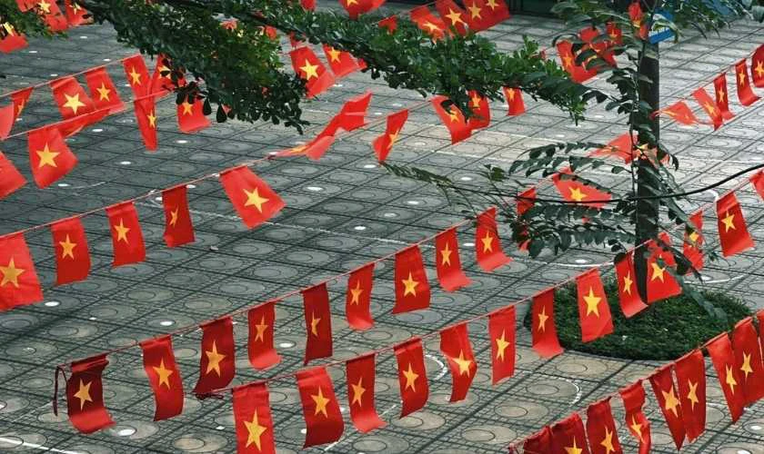 Trang trí 2/9 trường, lớp học ấn tượng, tự hào