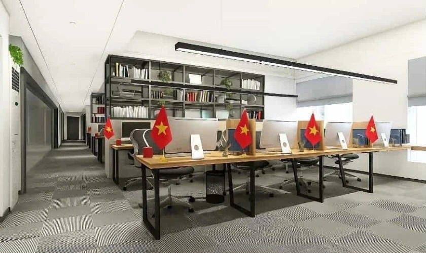 Decor văn phòng lễ Quốc Khánh đẹp và ấn tượng nhất